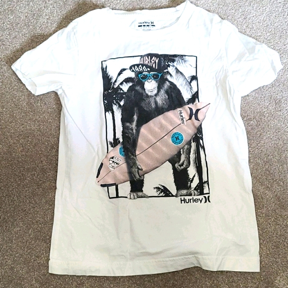 HURLEY stylish boys white t - Picture 1 of 4